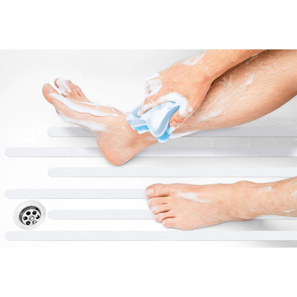 Liukuesteteippi Tesa 5 m x 25 mm Läpinäkyvä Kylpyhuoneeseen