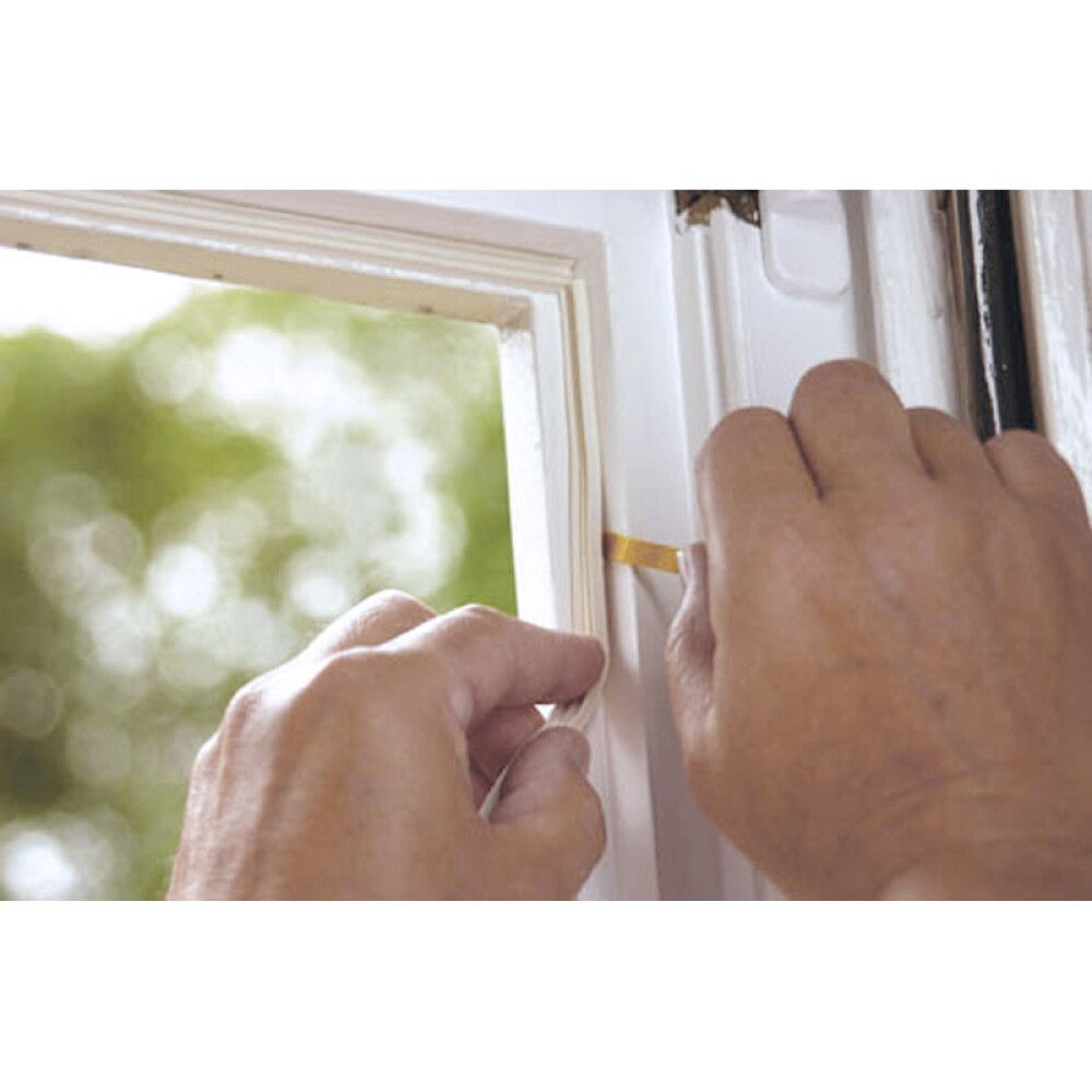 Ikkunatiiviste tesamoll® E-profiili valkoinen 25 m x 9 mm x 4 mm