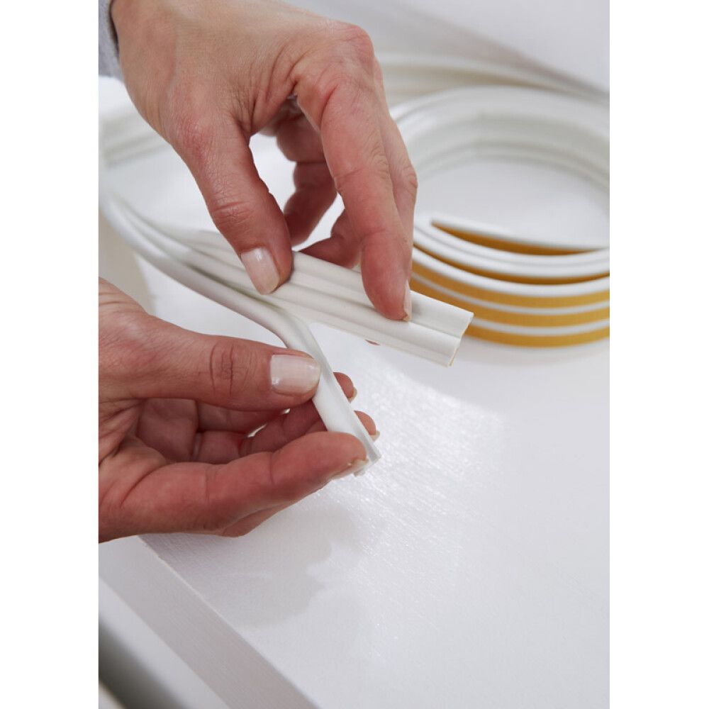 Ikkunatiiviste tesamoll® P-profiili valkoinen 25 m x 9 mm x 5,5 mm