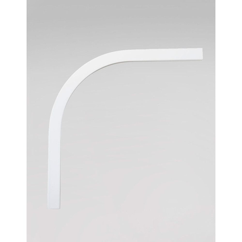 U-kiskon 90⁰ kiskokulma Hasta Valkoinen