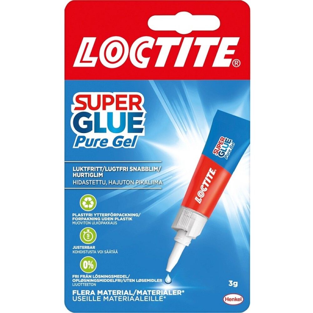 Pikaliima Loctite Super Glue Pure Gel 3 g