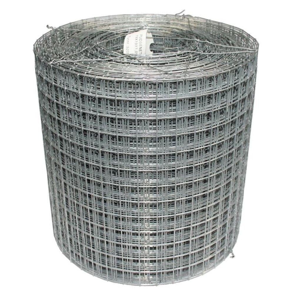 Rappausverkko 0,25 m x 25 m galvanoitu