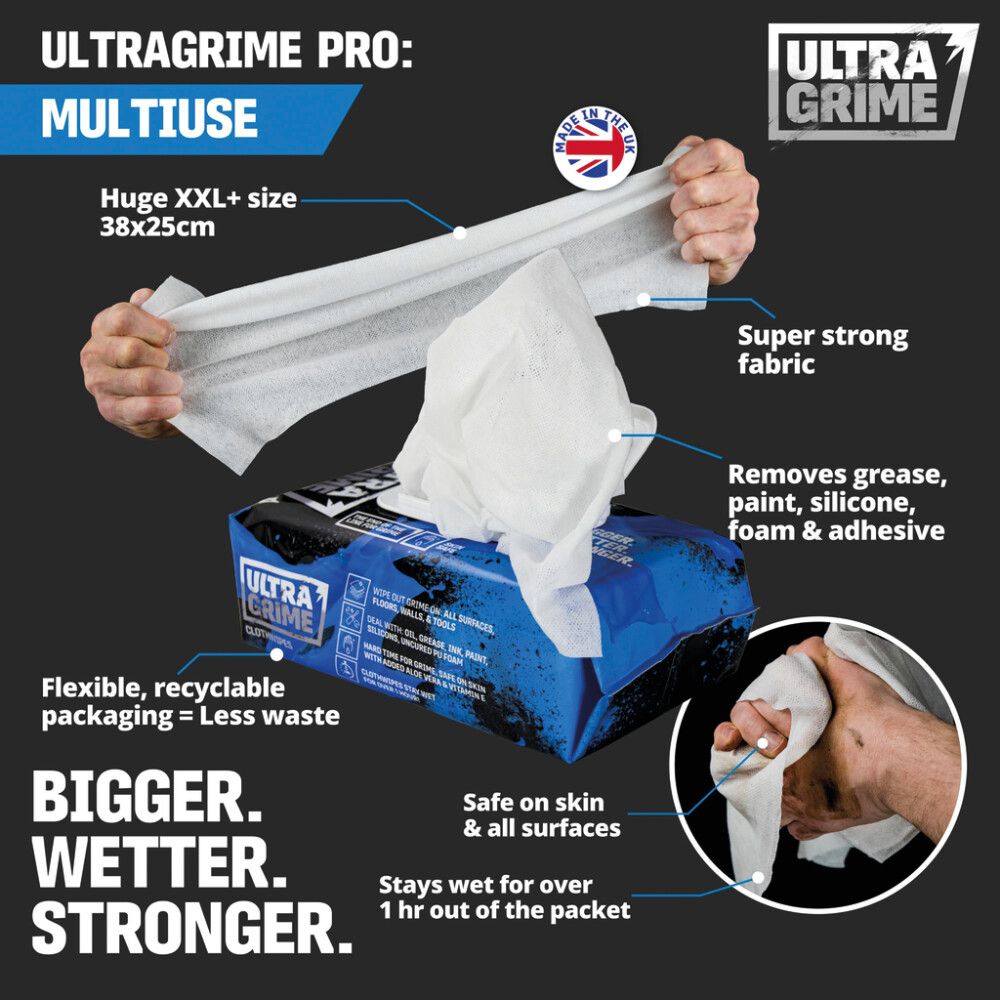 Puhdistusliina UltraGrime® Multi-Use 38 x 25 cm 100 x XXL