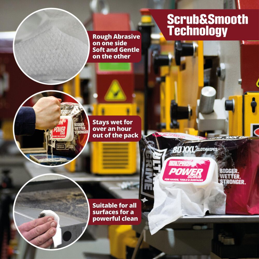 Puhdistusliina UltraGrime® Power Scrub 38 x 25 cm 80 x XXL