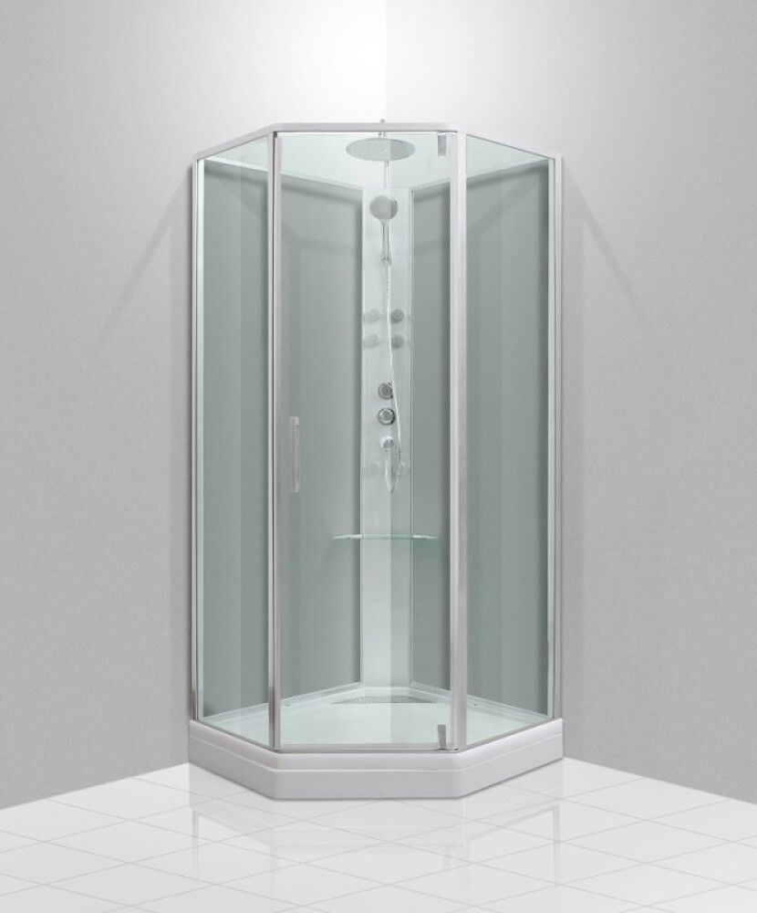 BAKGLAS I KLARGLAS 100X100 CM