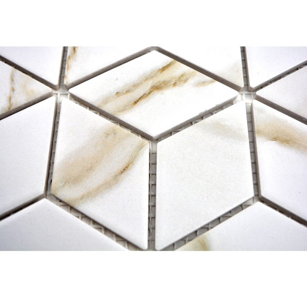 MOSAIIKKI DIAMANT CALACATTA