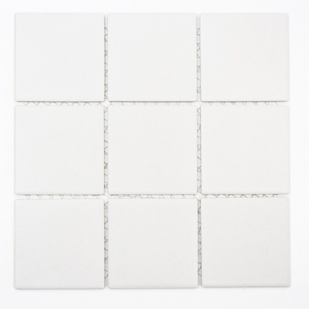 Liukuestelaatta 9,7 x 9,7 cm Valkoinen