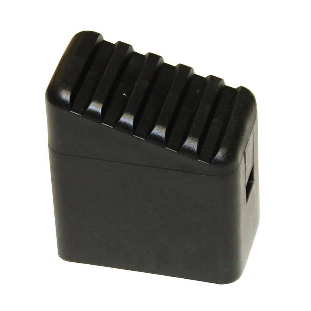 Jalkatulppapari Monto 33 x 20 mm musta