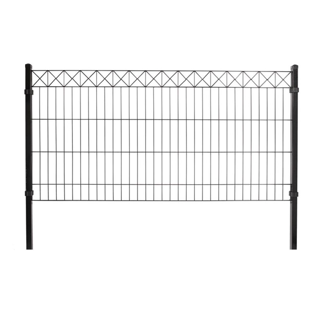 Paneeliaita setti musta 1 kpl paneeli ja 1 kpl tolppa