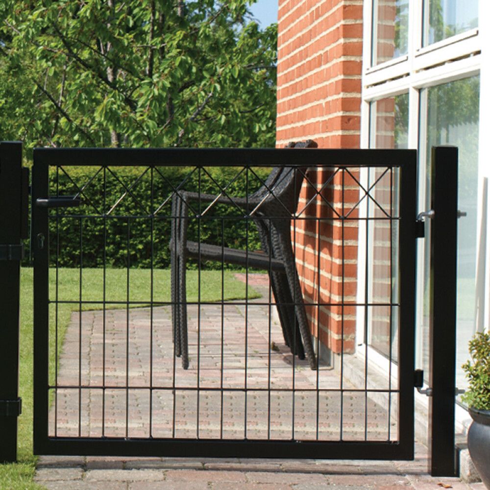 Portti 100 x 100 cm musta X-koriste