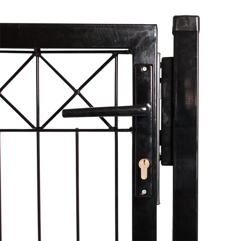 Portti 100 x 100 cm musta X-koriste