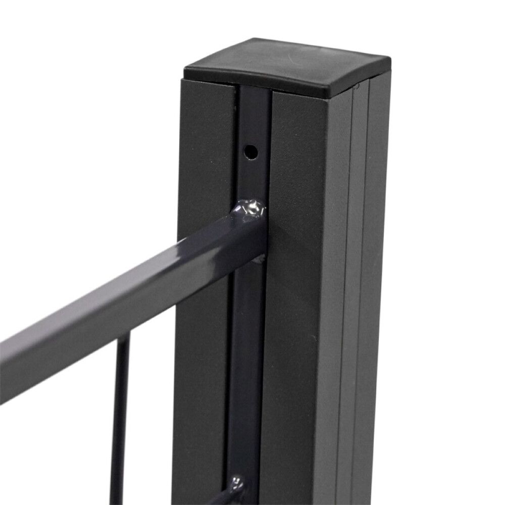 Aitasäleikkö lasipaneeliaitaan 150 x 100 cm antrasiitti