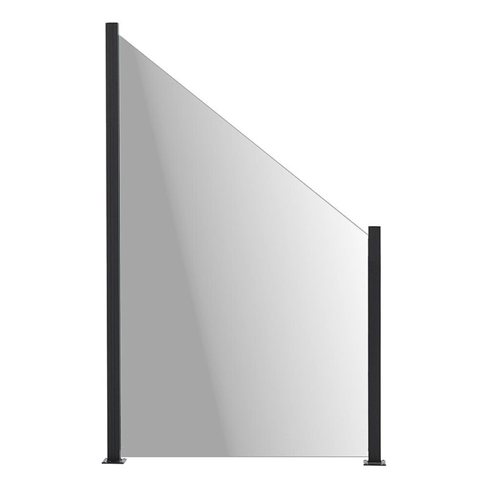 Lasikaide alumiinireunalla 100/150 cm