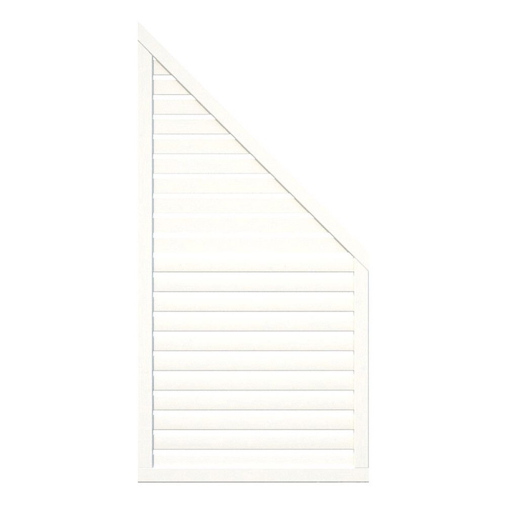 Aitaelementti Palmako Nina 3 valkoinen 90 x 90/180 cm