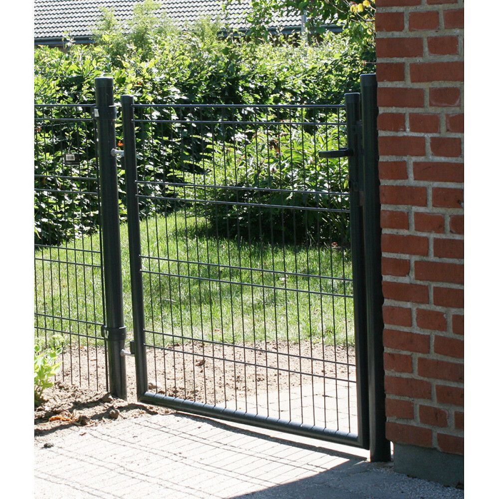 Elementtiaidan portti 103 x 118 cm vihreä