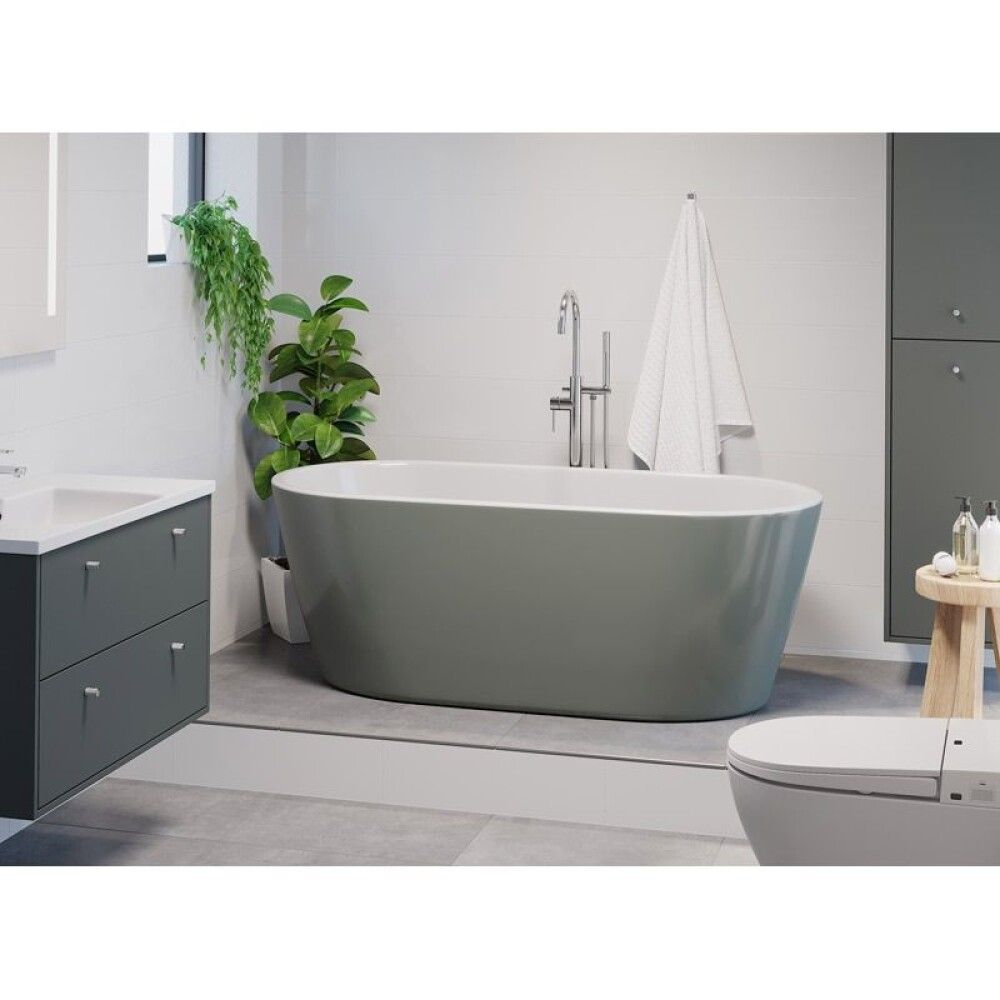 Kylpyamme Camargue Visby Valkoinen/vihreä