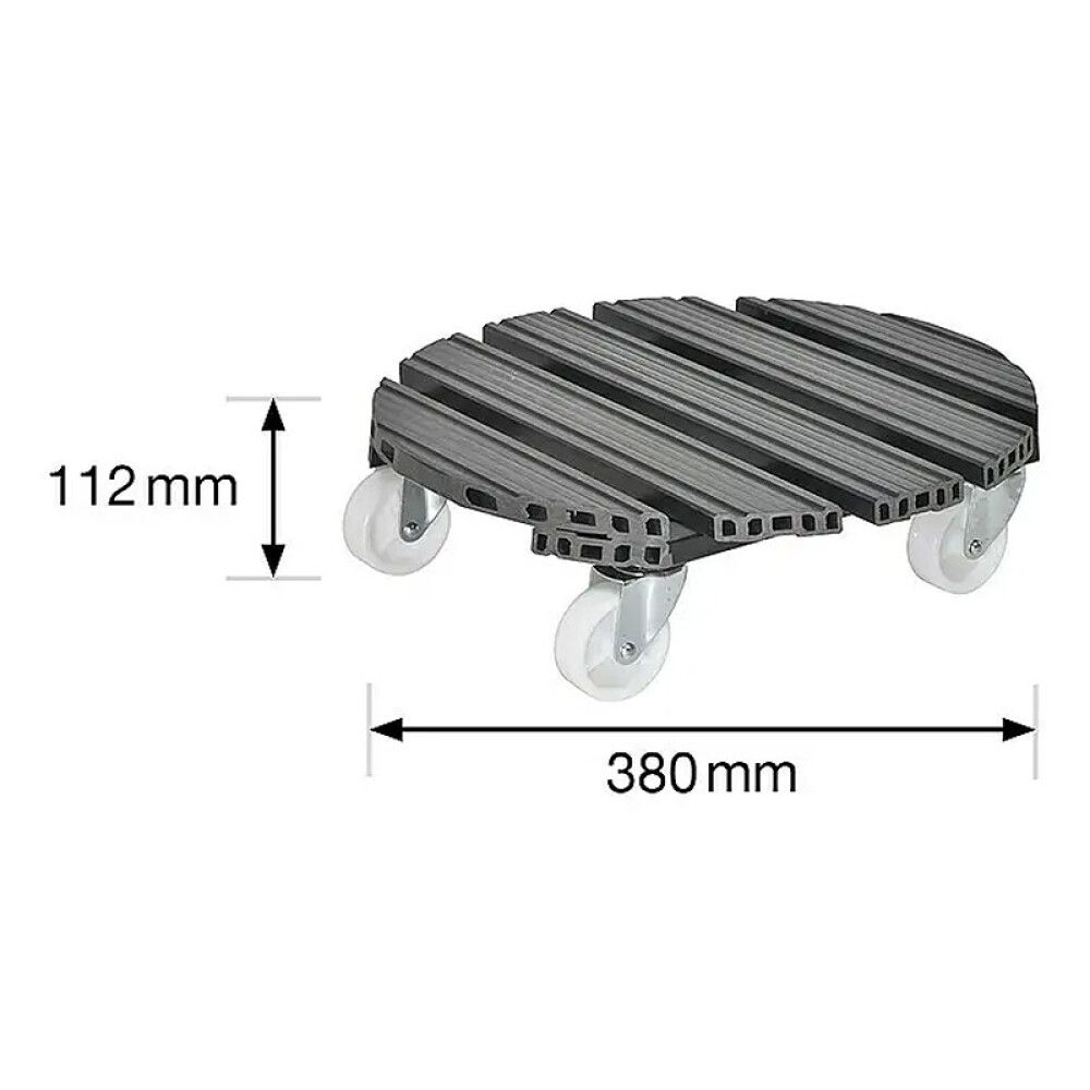 Ruukunalunen WPC 38,5 cm antrasiitti