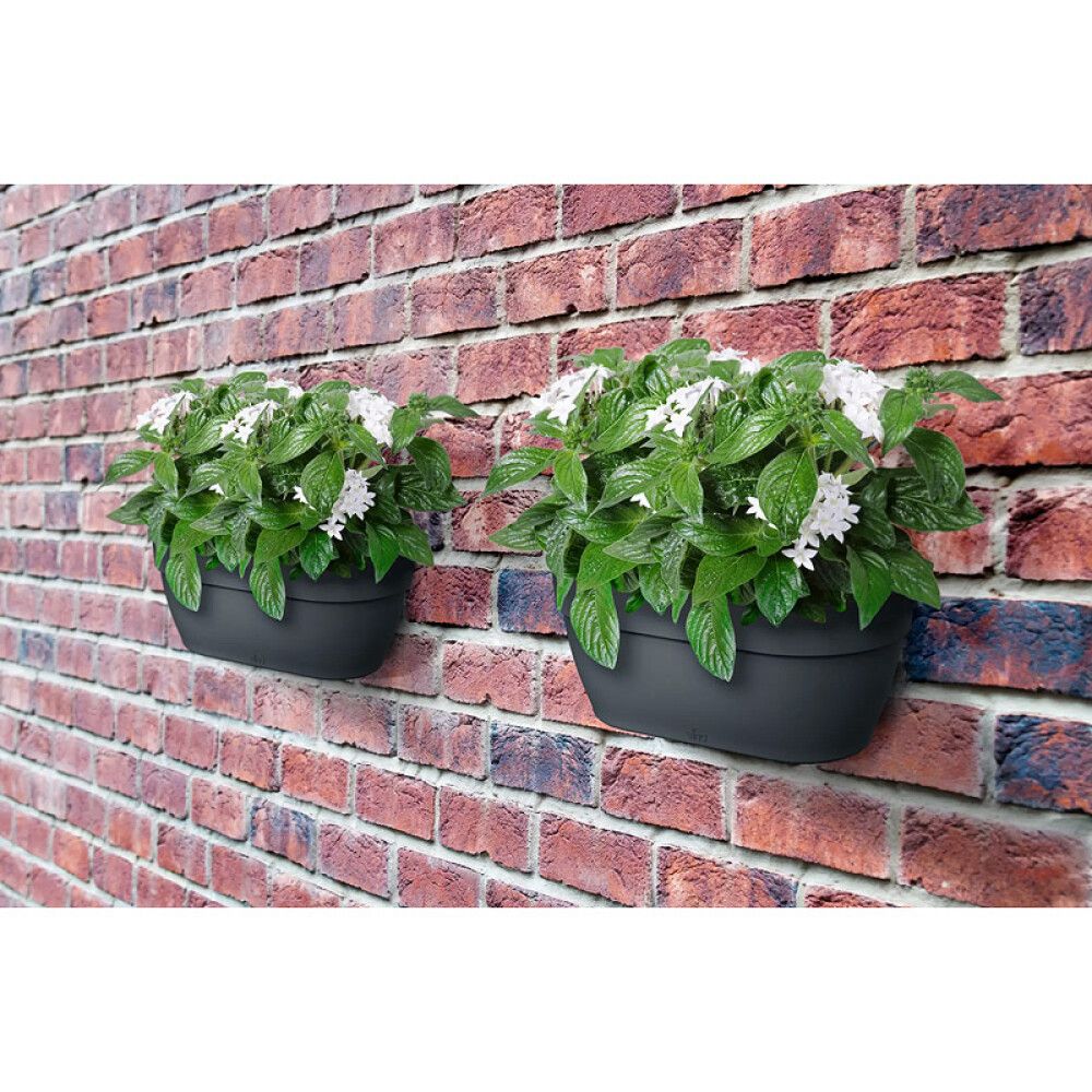 Seinäruukku Elho Vibia Campana antrasiitti 35 cm