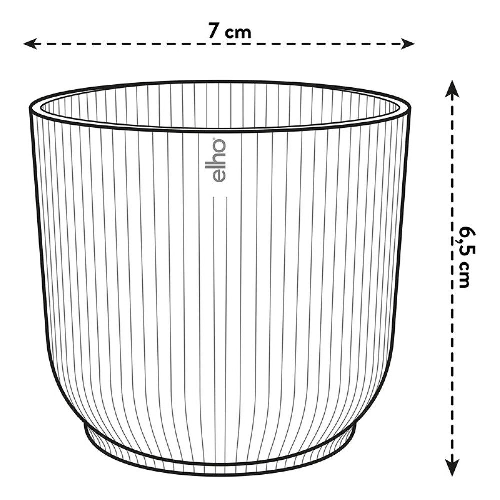 Suojaruukku Elho Vibes Fold 7 cm keltainen