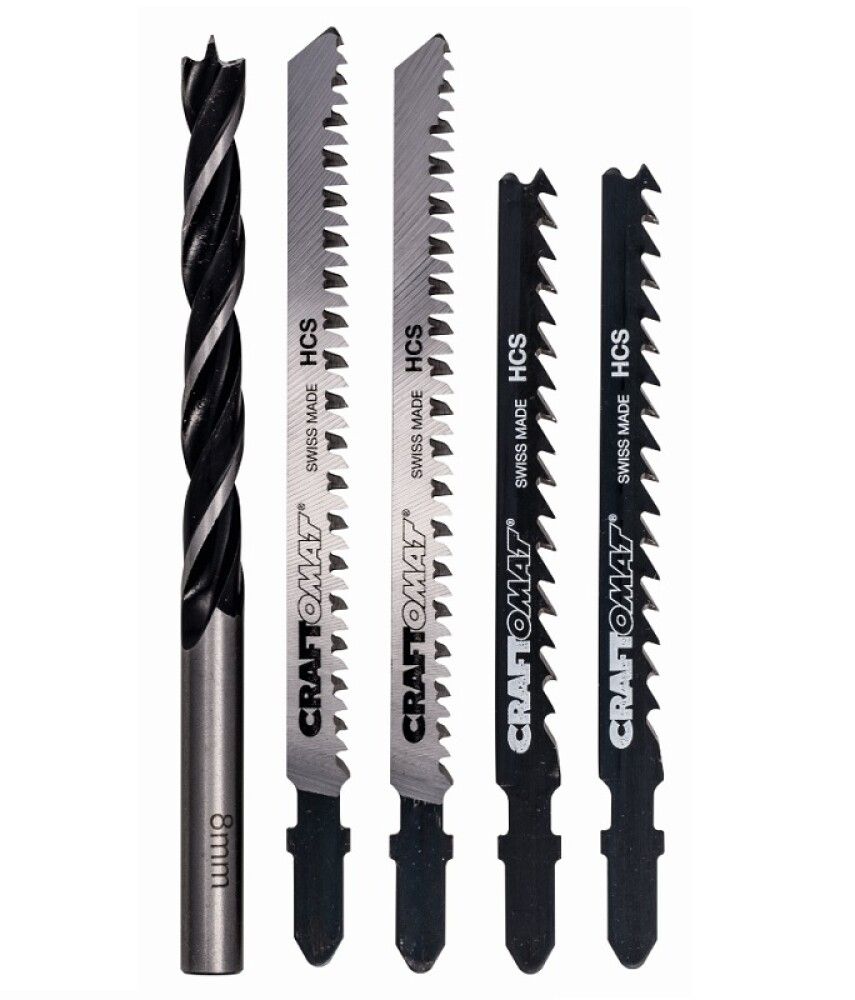 Pistosahanteräsarja Craftomat Työtasoille 5-os