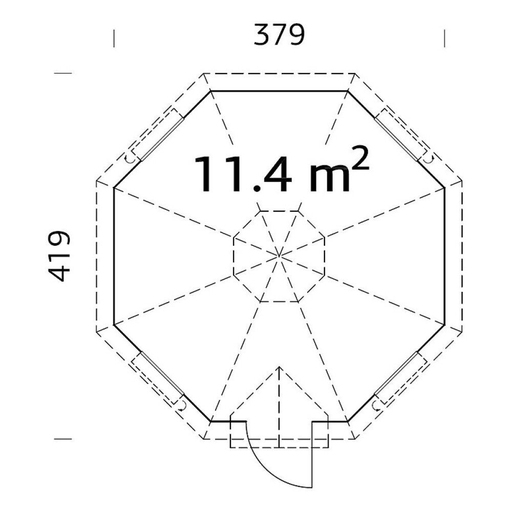 Grillikota Palmako Eva 11,4 m²