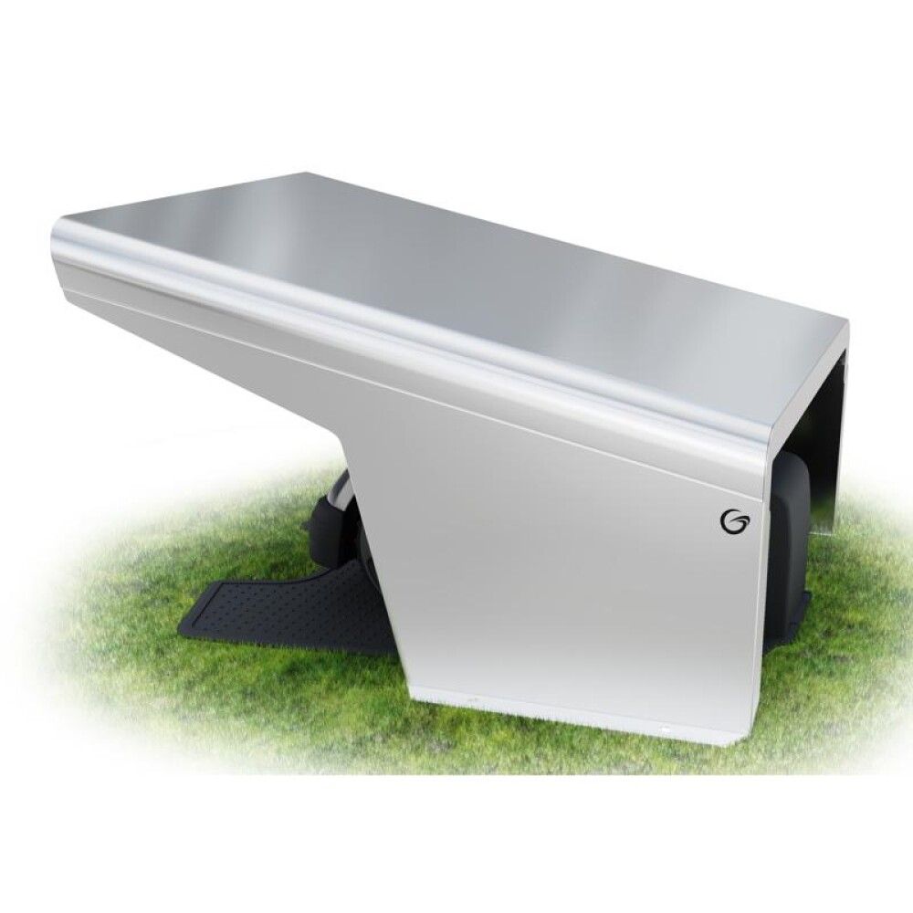 Suojakatos robottiruohonleikkuriin teräs