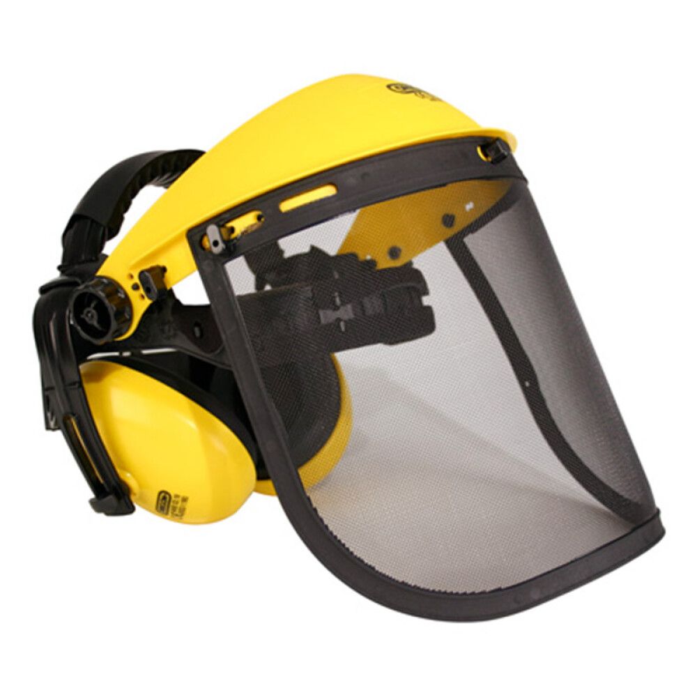 Suojavisiiri Oregon teräs kuulosuojaimilla