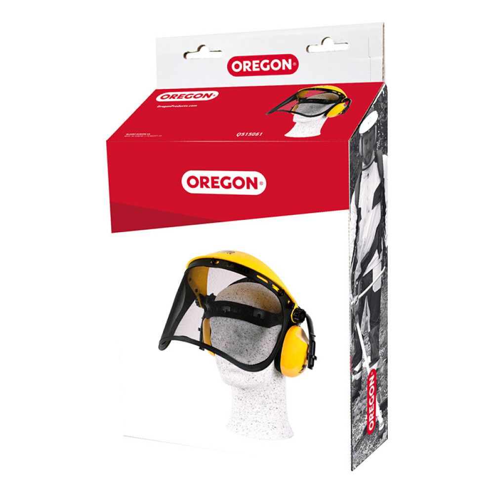 Suojavisiiri Oregon teräs kuulosuojaimilla