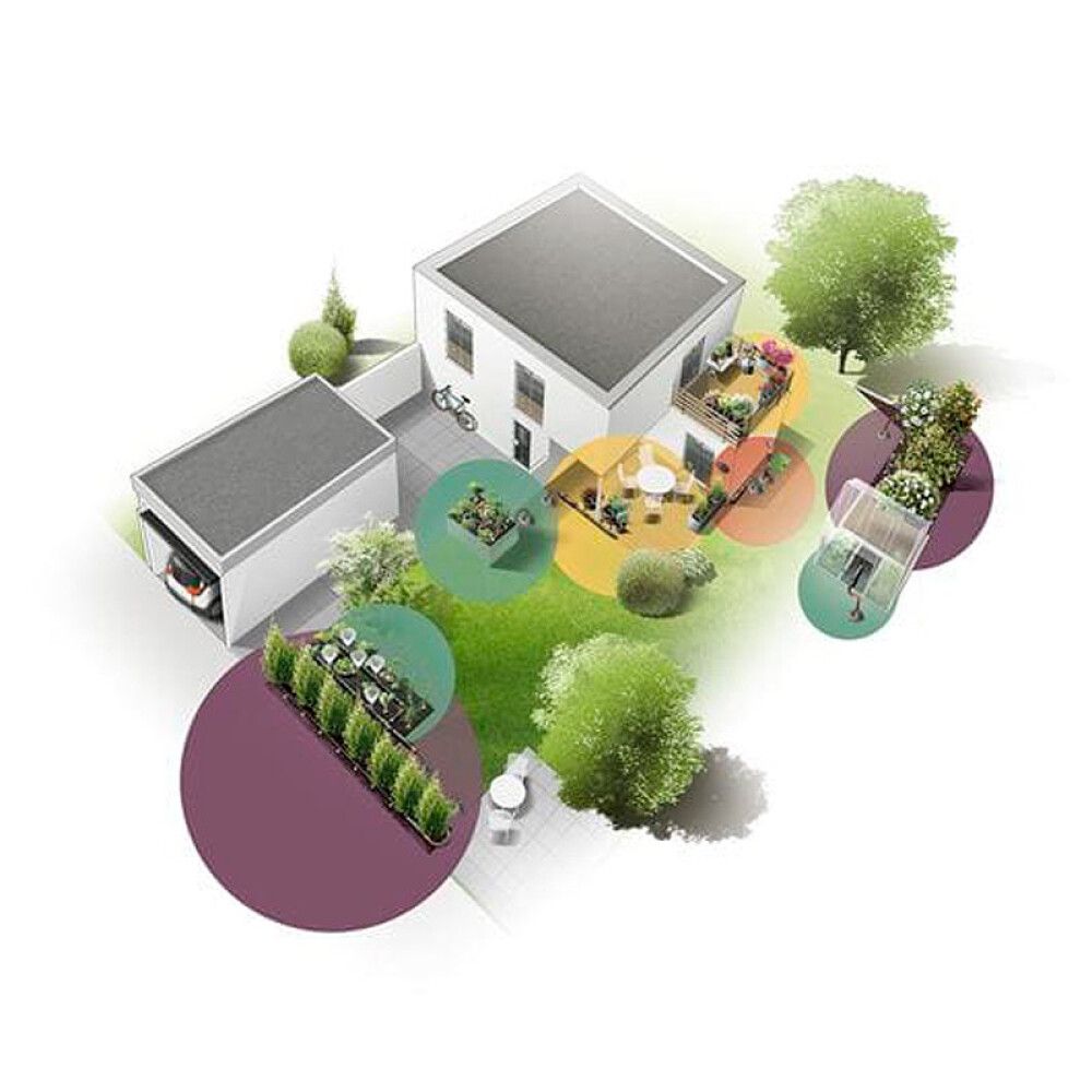 Kastelusarja Gardena Micro-Drip parvekkeelle