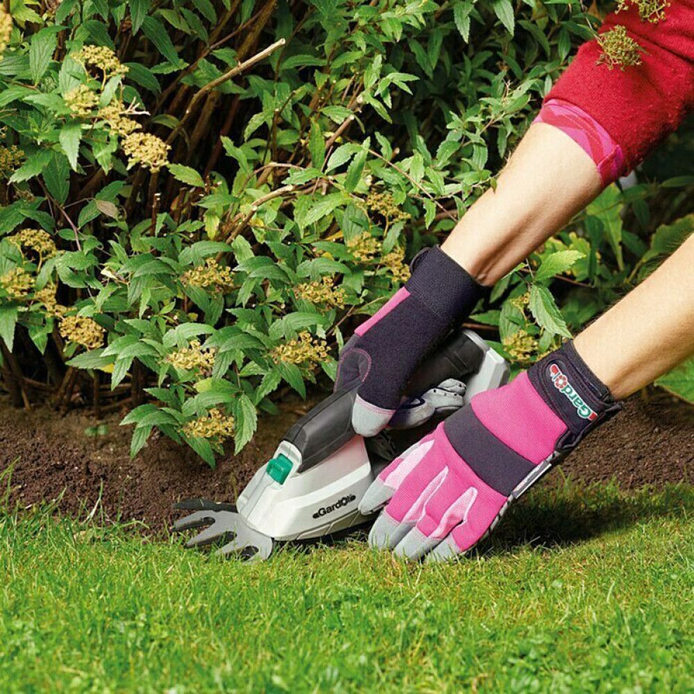 Puutarhakäsine Gardol konetyö pinkki 9/L