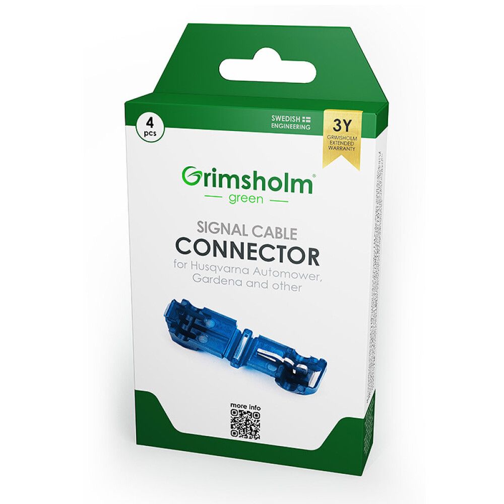 Robottiruohonleikkurin rajakaapelin liittimet 4 kpl