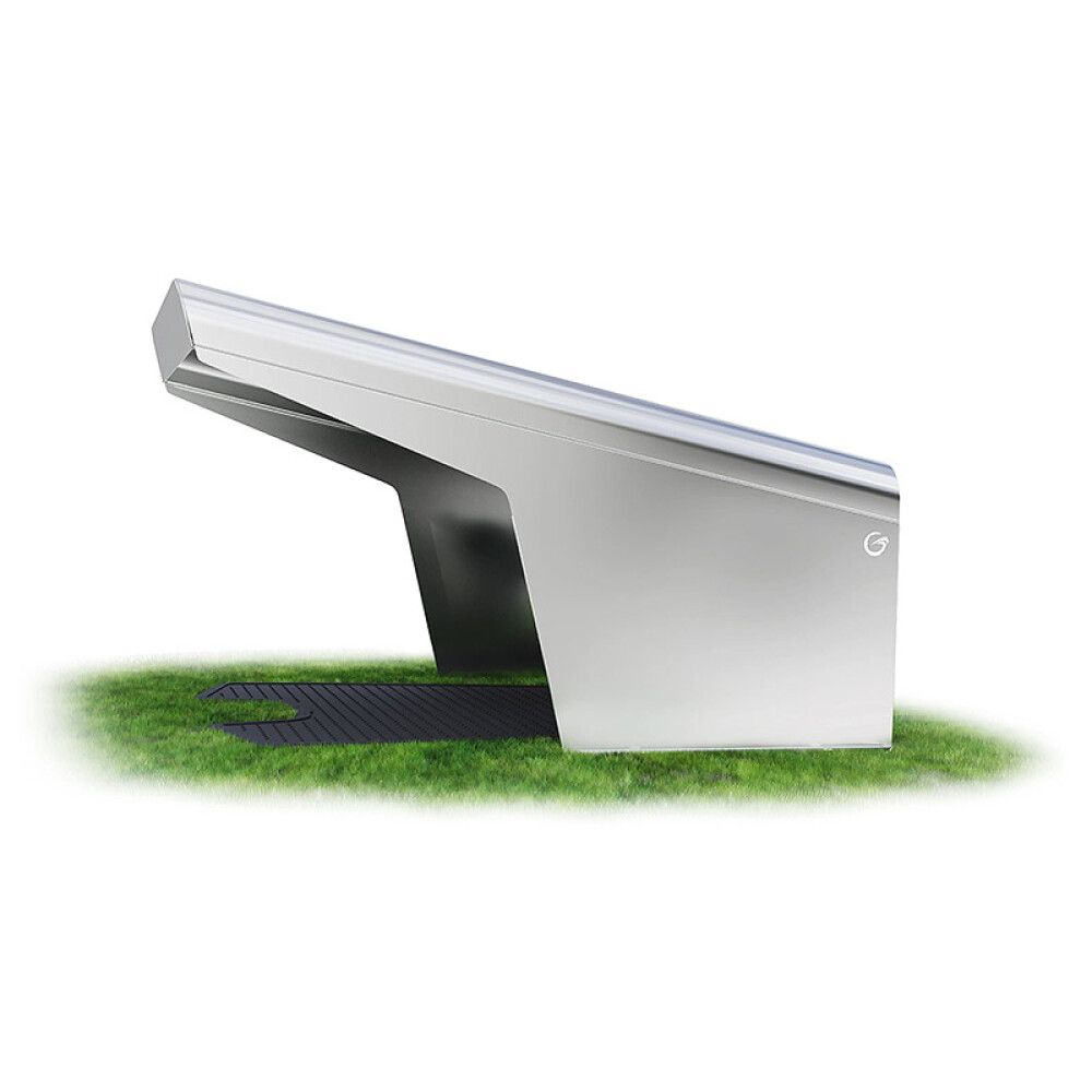 Suojakatos robottiruohonleikkuriin teräs