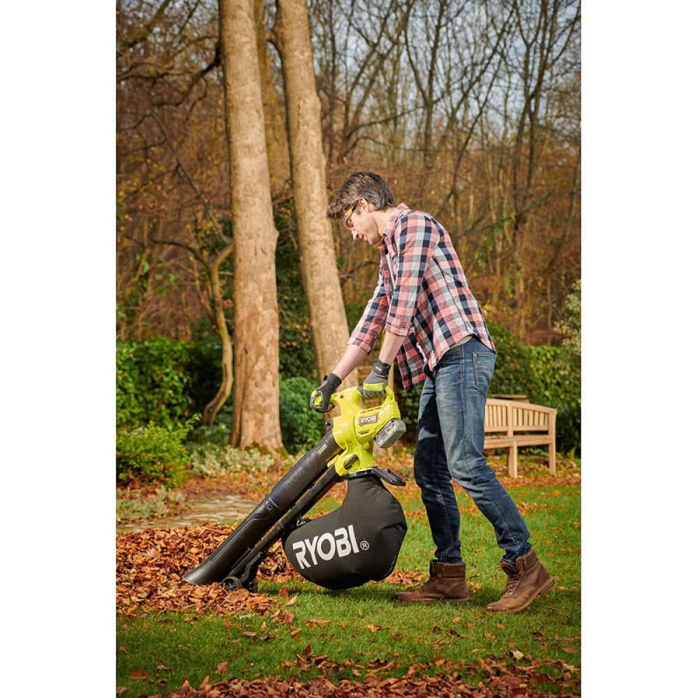 Akkulehtipuhallin-imuri Ryobi ONE+ RY18BVXA-0