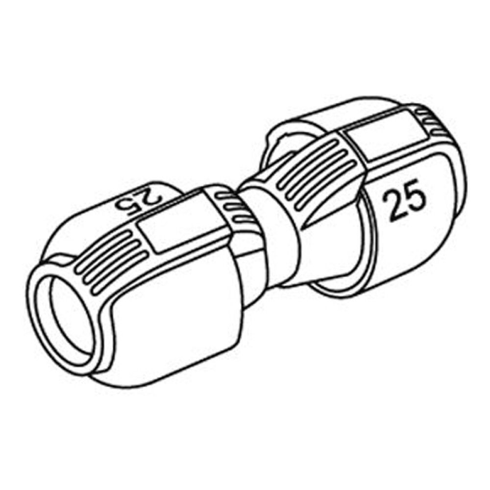 Jatkoliitin Gardena 25 mm