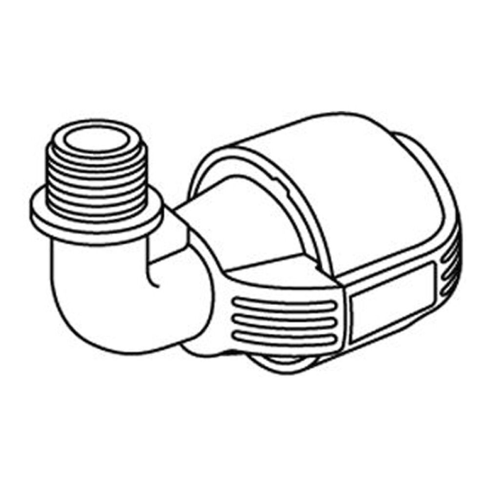 L-liitin Gardena sadetinjärjestelmään ulkokierre 25 mm x 1/2"