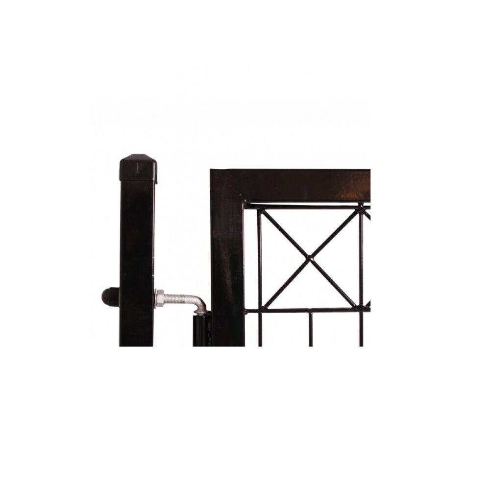 Portti 100 x 100 cm musta X-koriste