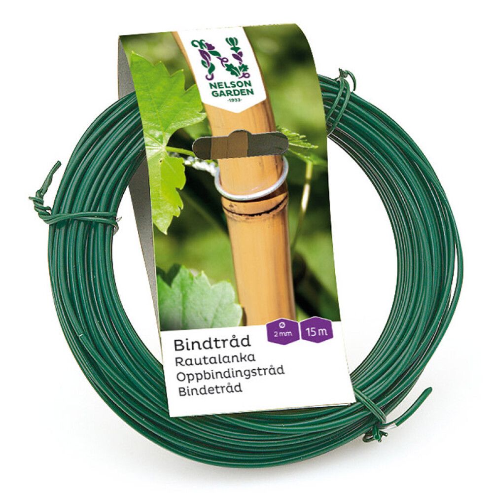 Rautalanka muovitettu 15 m