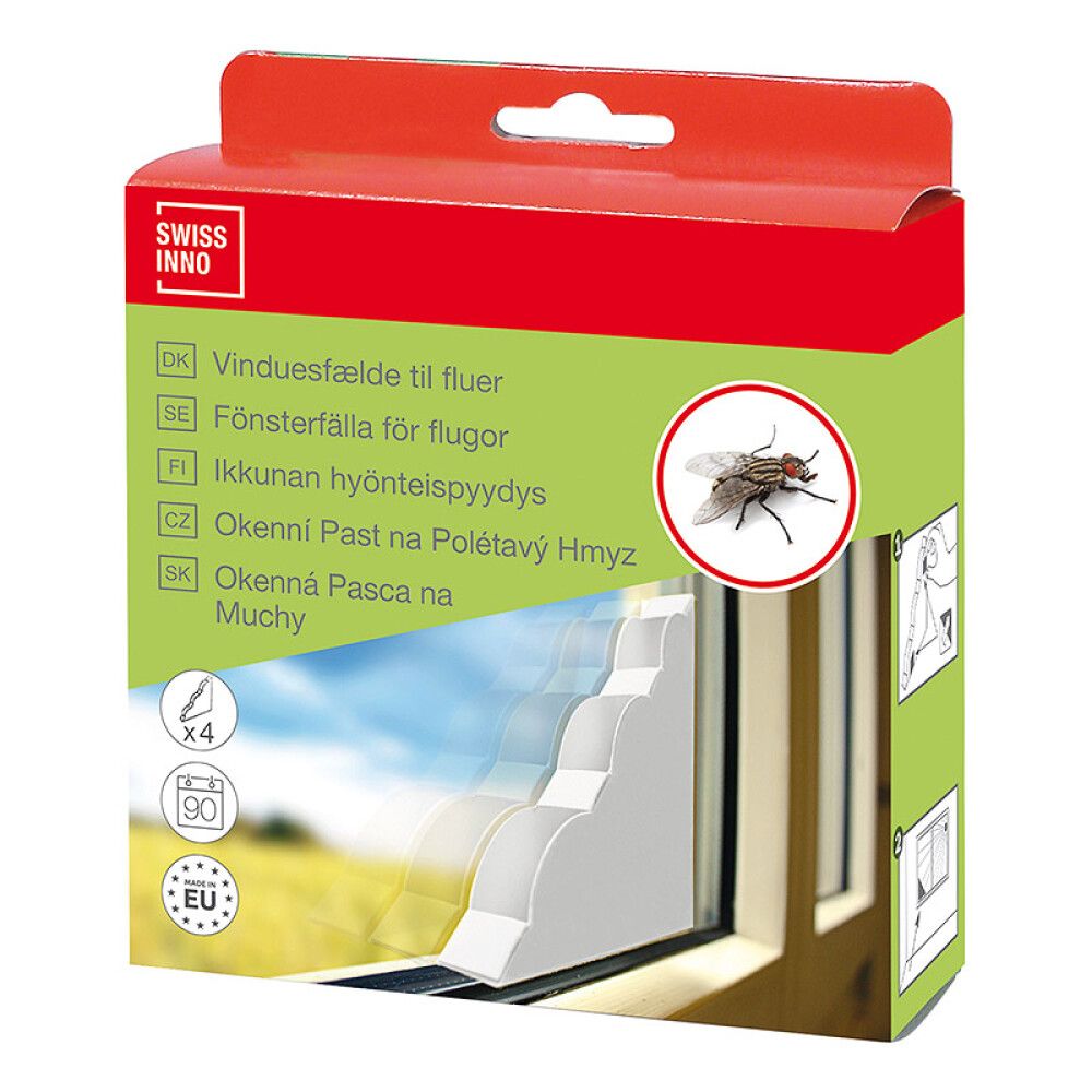 Kärpästen ikkunapyydys Swissinno värillinen