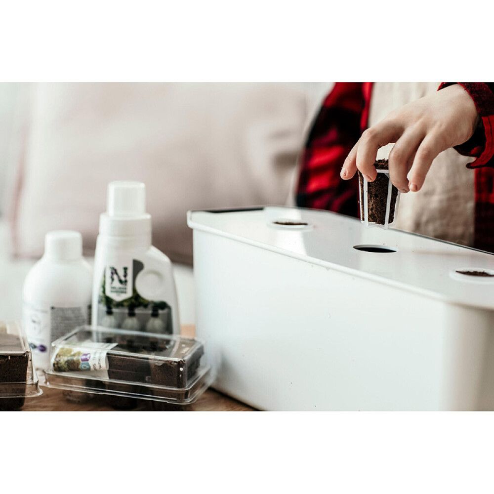 Vesiviljelypakkaus Harvy3 valkoinen 3-osainen