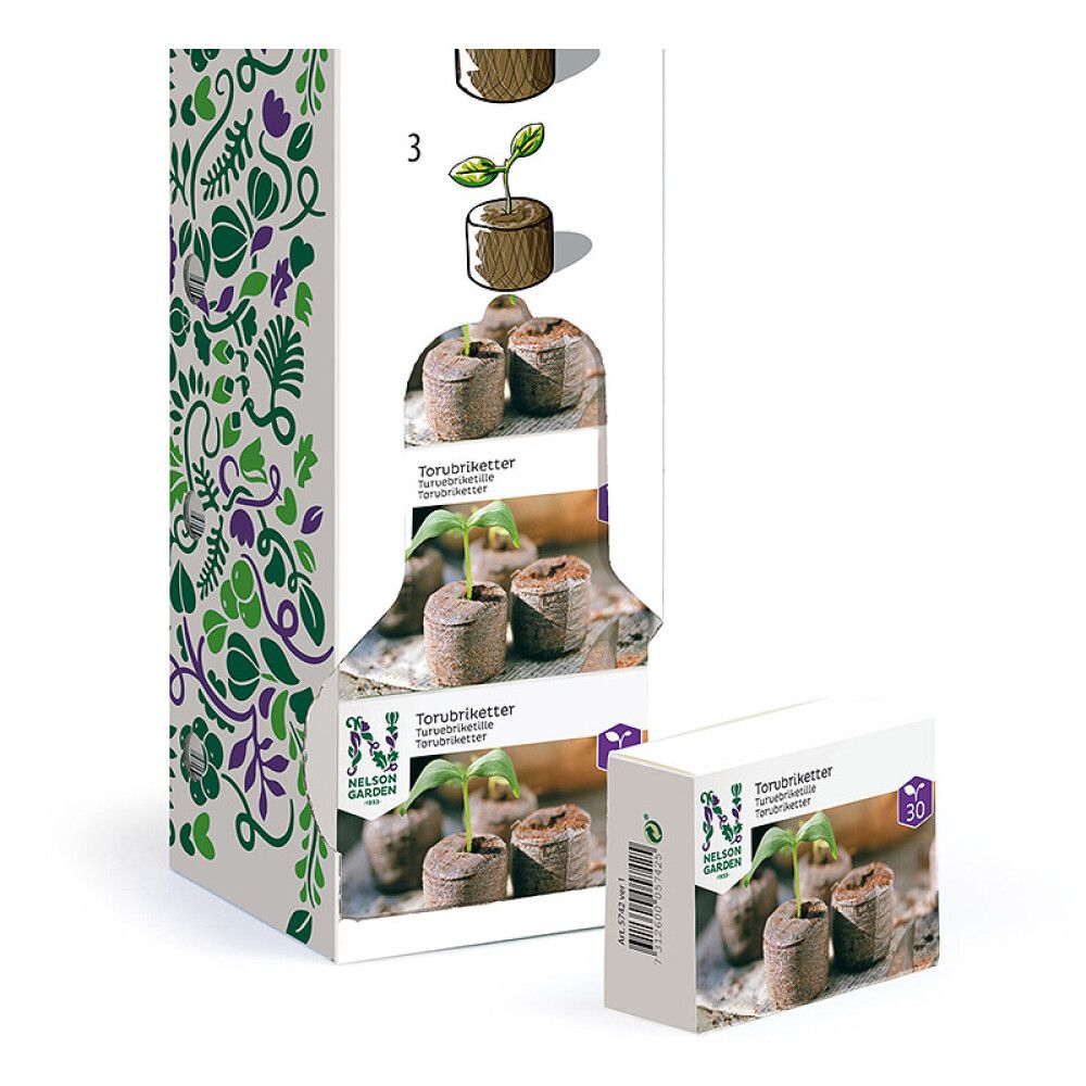 Turvebriketti PlantStart 30 kpl