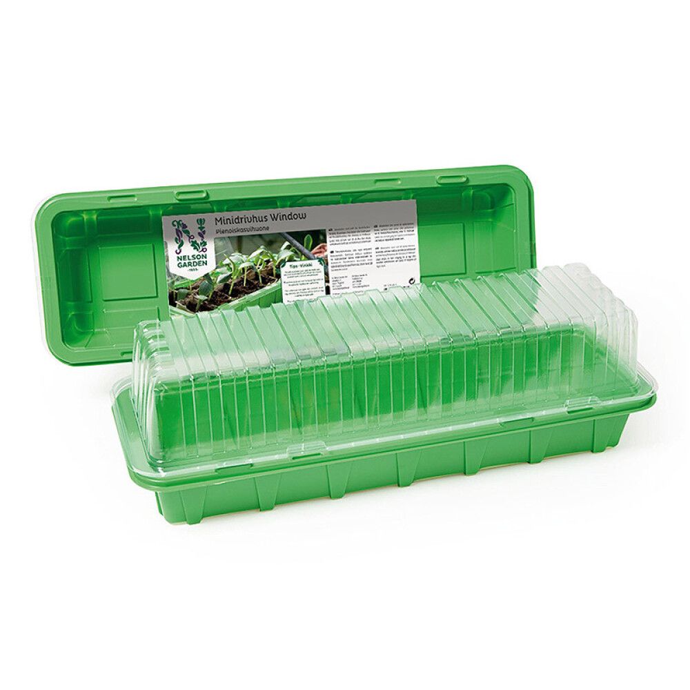 Pienoiskasvihuone ikkunalle 47 x 16 cm