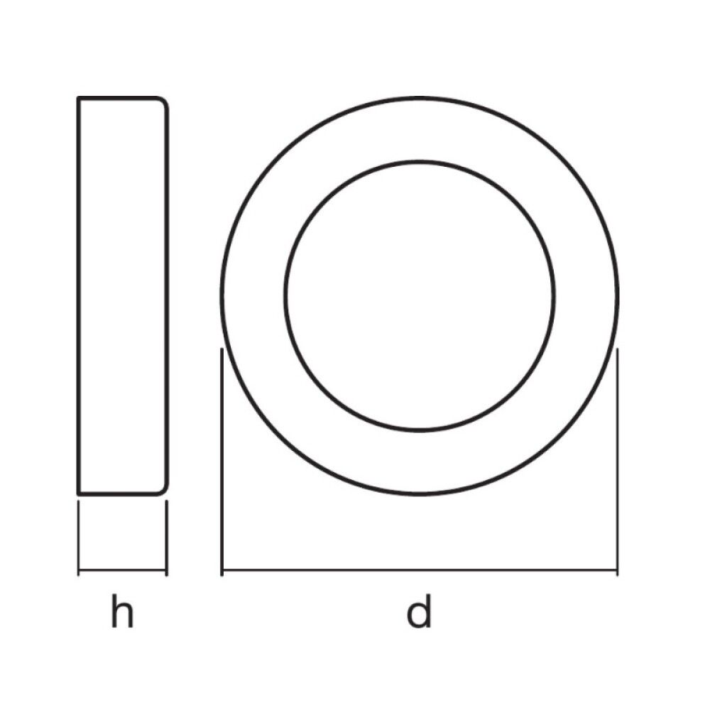 Ulkoseinävalaisin Ledvance Ring LED IP44