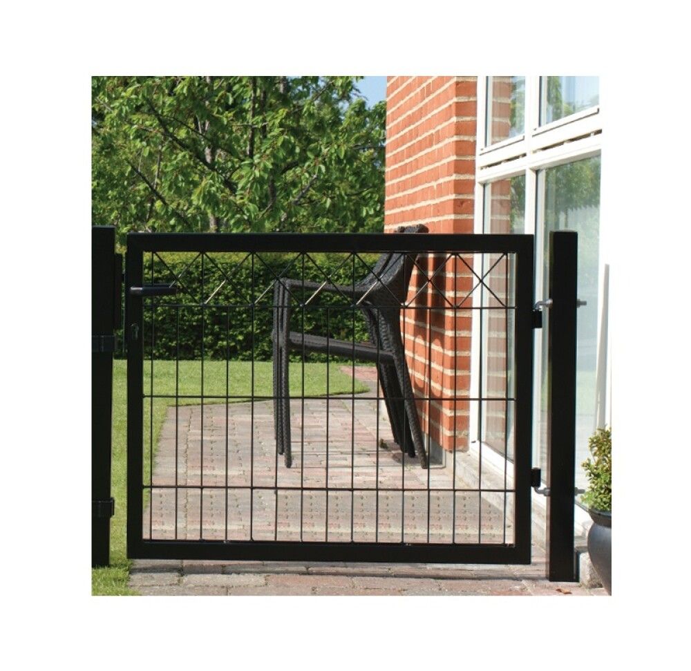 Portti 100 x 100 cm musta X-koriste