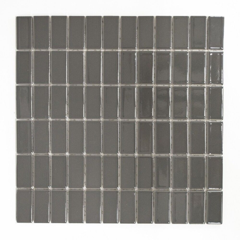 Mosaiikki Stick Uni Harmaa Kiiltävä