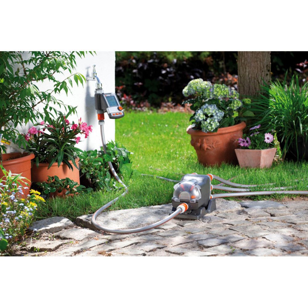 Vedenjakeluohjain Gardena 6-kanava