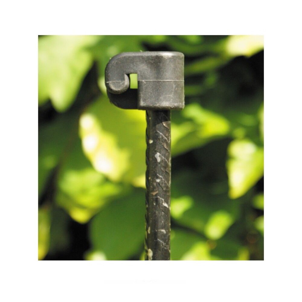 Harjaterästolppa musta 8 mm x 110 cm