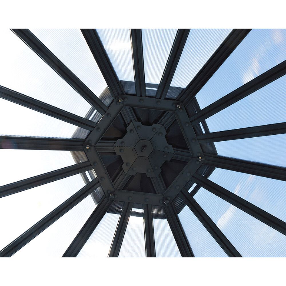 Kasvihuone Palram-Canopia Oasis 8,6 m² harmaa