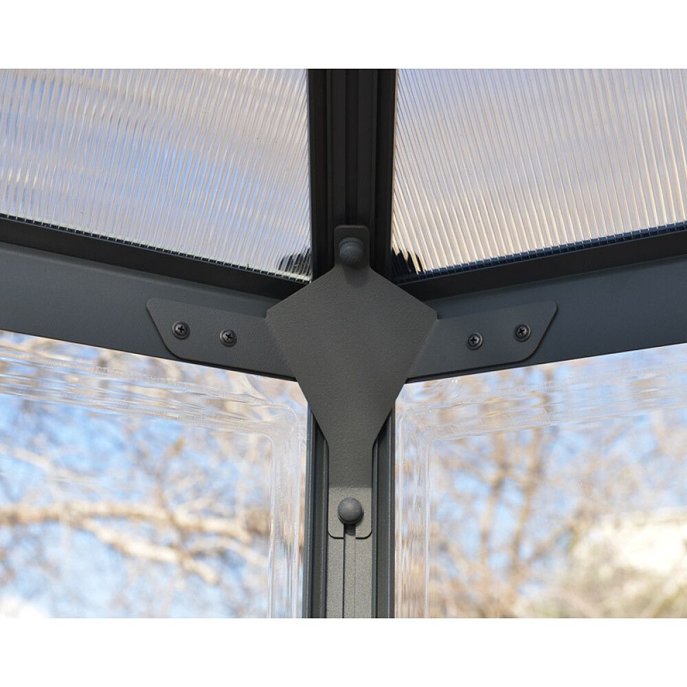 Kasvihuone Palram-Canopia Oasis 8,6 m² harmaa