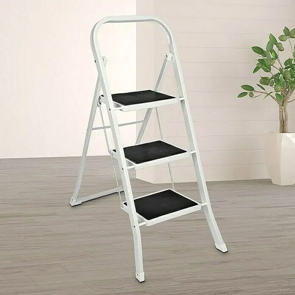 Metallinen apuaskelma 3-askelmaa