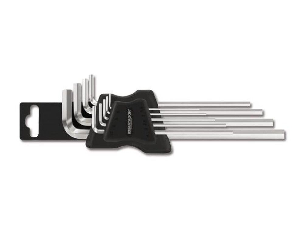 Kuusiokoloavainsarja Matador pitkä 1,5-10 mm 9-os.
